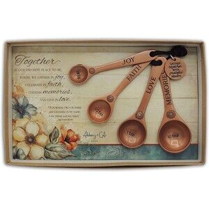 NWT Together Is Our Favorite Place Set Of 4 Measuring Spoons